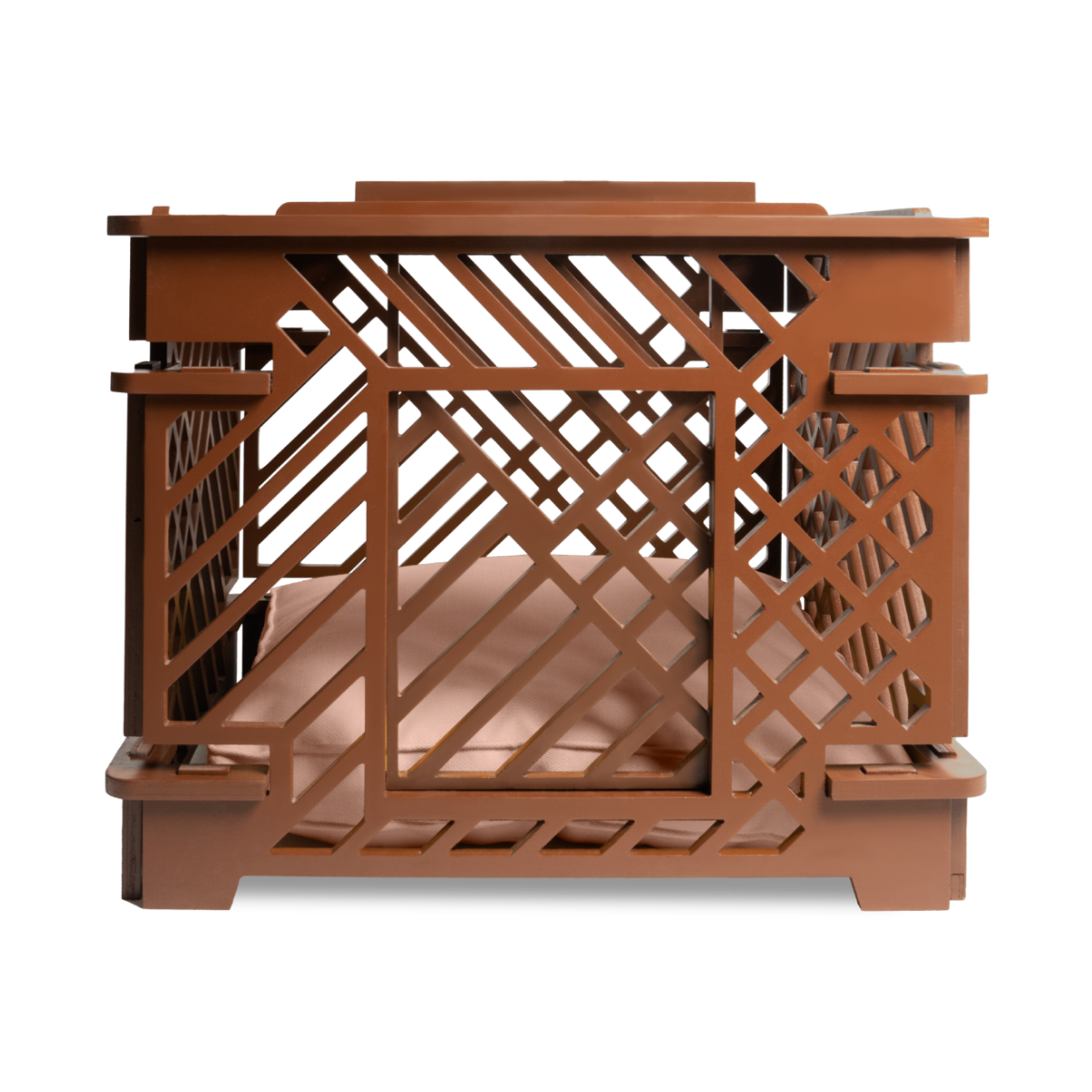 Indoor Dog Kennel Geometric Cut - Paws On Pause