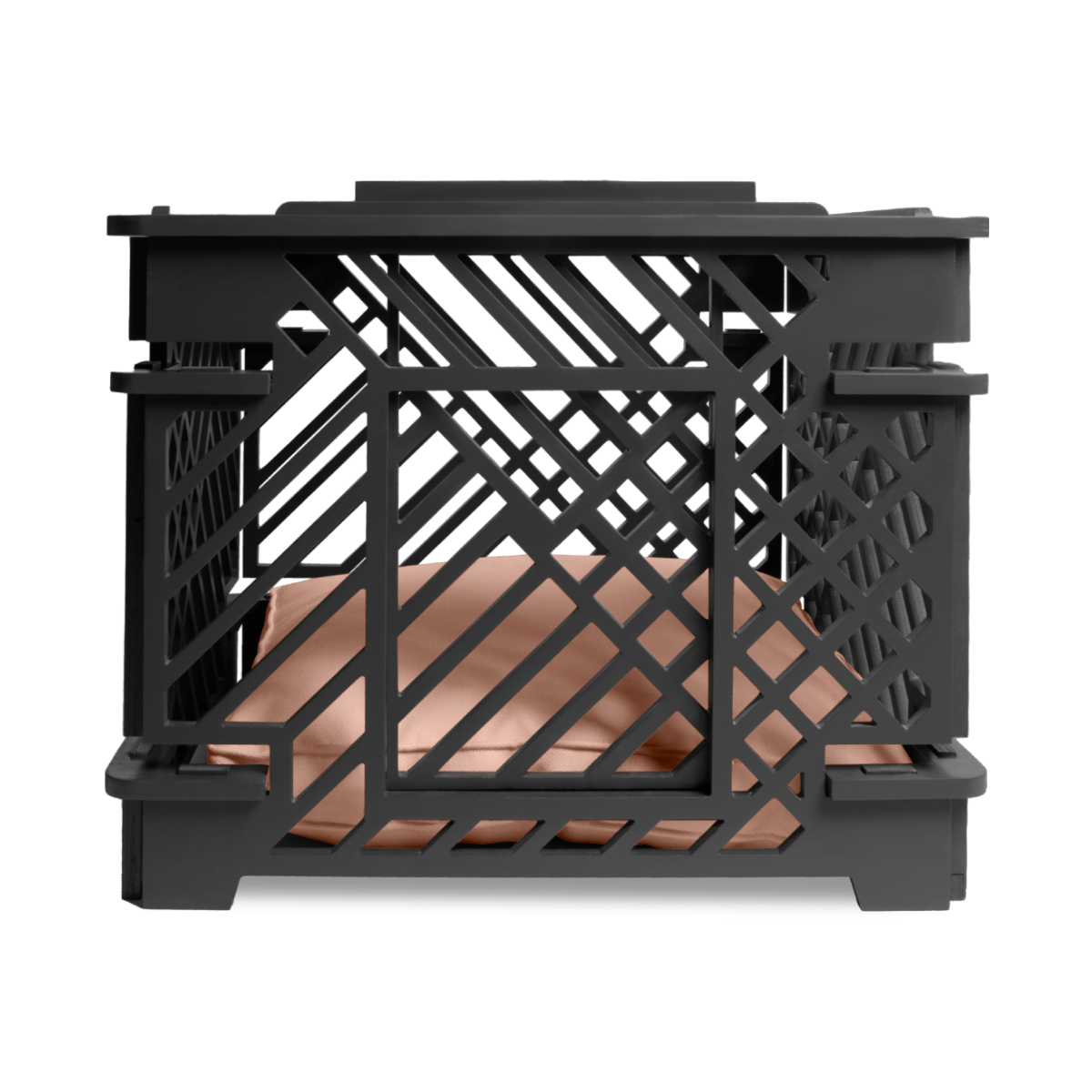 Indoor Dog Kennel Geometric Cut - Paws On Pause
