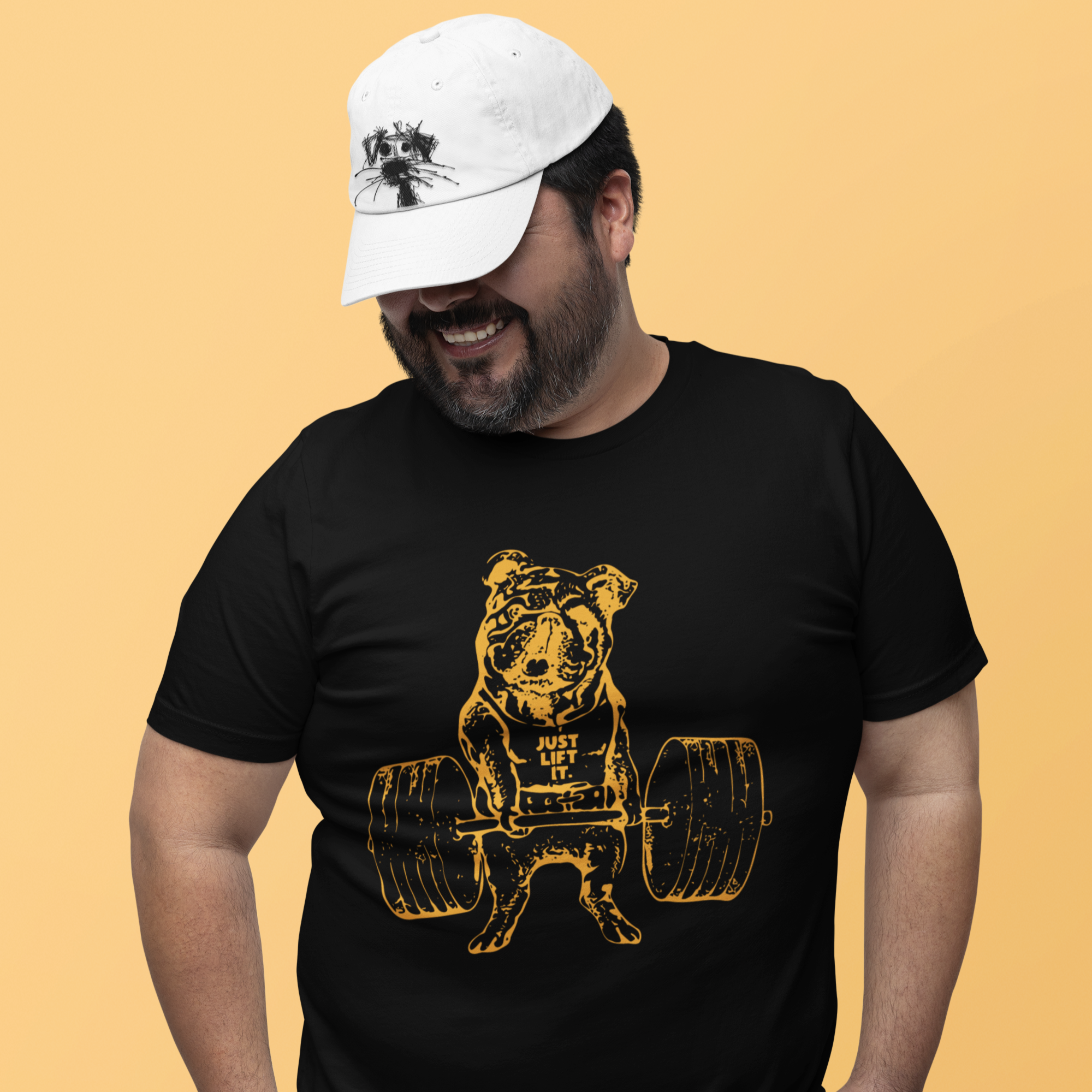 Just Lift It Bulldog Gym T-Shirt – Weightlifting Dog