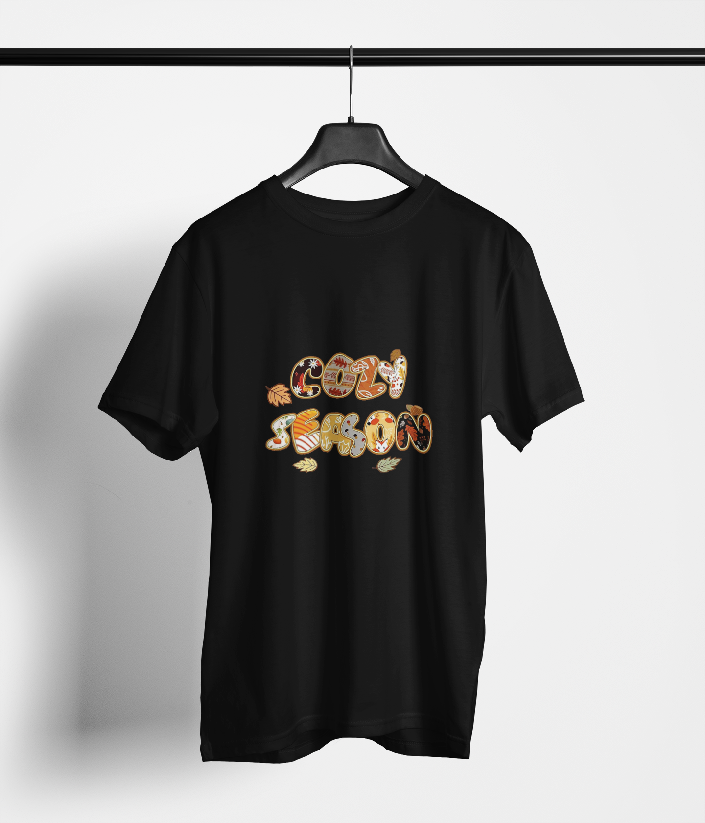 Cozy Season T-Shirt – Gingerbread Cookie Letters