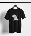 ‘Later Haters’ t-shirt with senior skateboarding dog – unisex UAE style