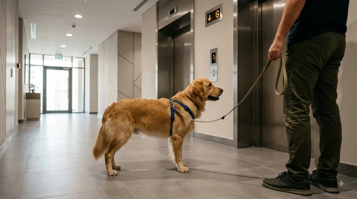 Going Up? The Dog Parent’s Guide to Elevator Etiquette in UAE Towers