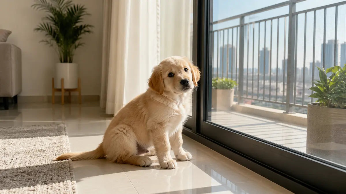 Puppy Potty Training in a Dubai Apartment: What to Do When Walks Get Shorter