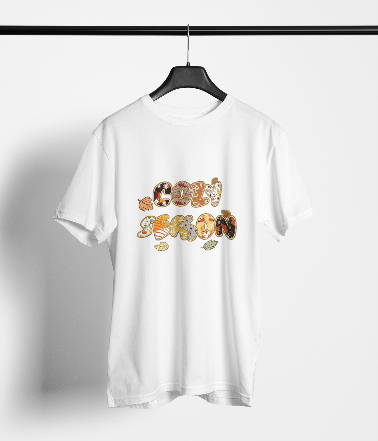 Cozy Season T-Shirt – Gingerbread Cookie Letters